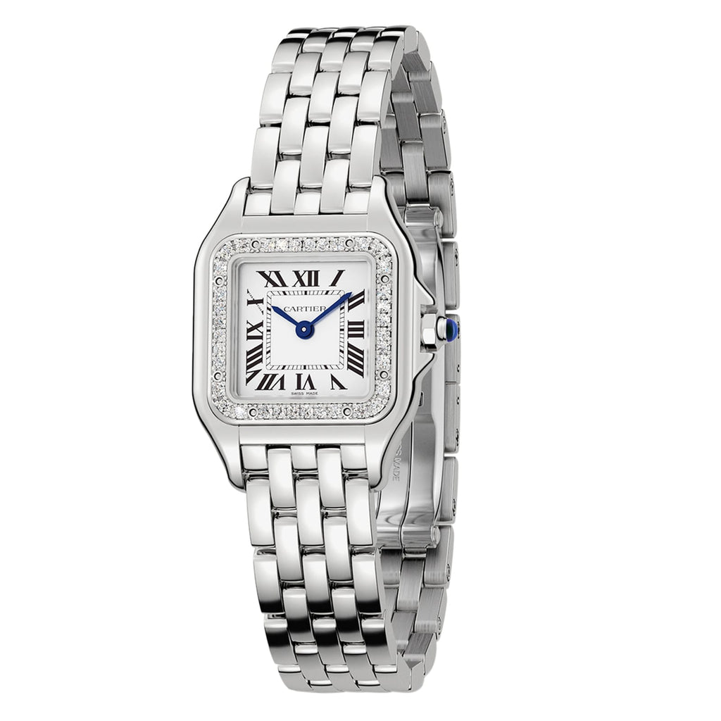 Panthère de Cartier Small Model | 23mm, Steel, Silver Dial, Ref. W4PN0016
