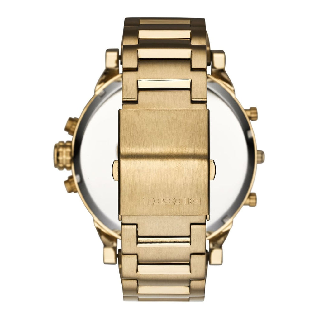 Diesel DZ7399 Mr. Daddy 2.0 Chronograph Men's Watch – Gold Dial & Gold Stainless Steel Strap