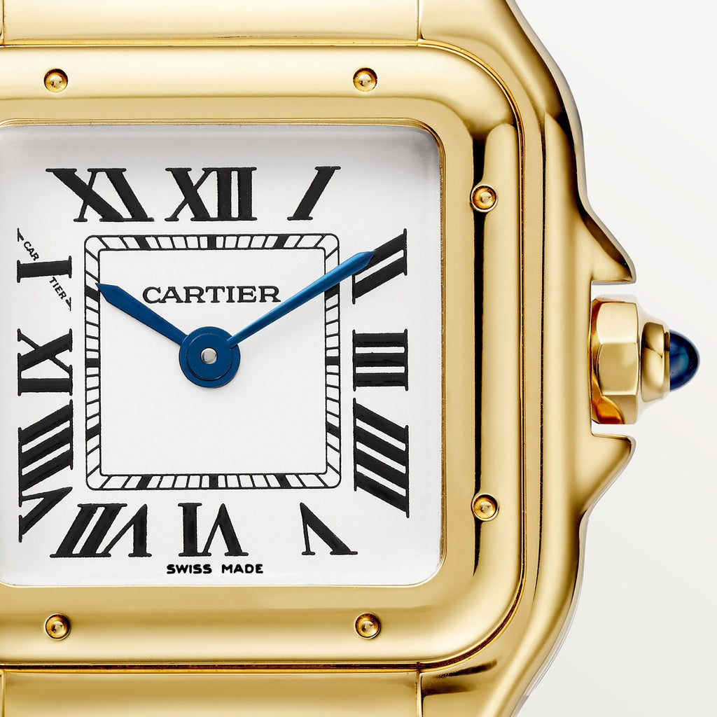 Panthère de Cartier Small Model | 22mm, 18K Yellow Gold, White Dial, Ref. WGPN0046